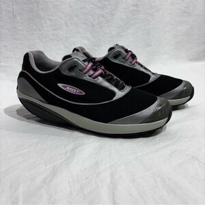 MBT Anti-Shoe 400212-03 Women Black Toning Fitness Walking Shoes Size US 10